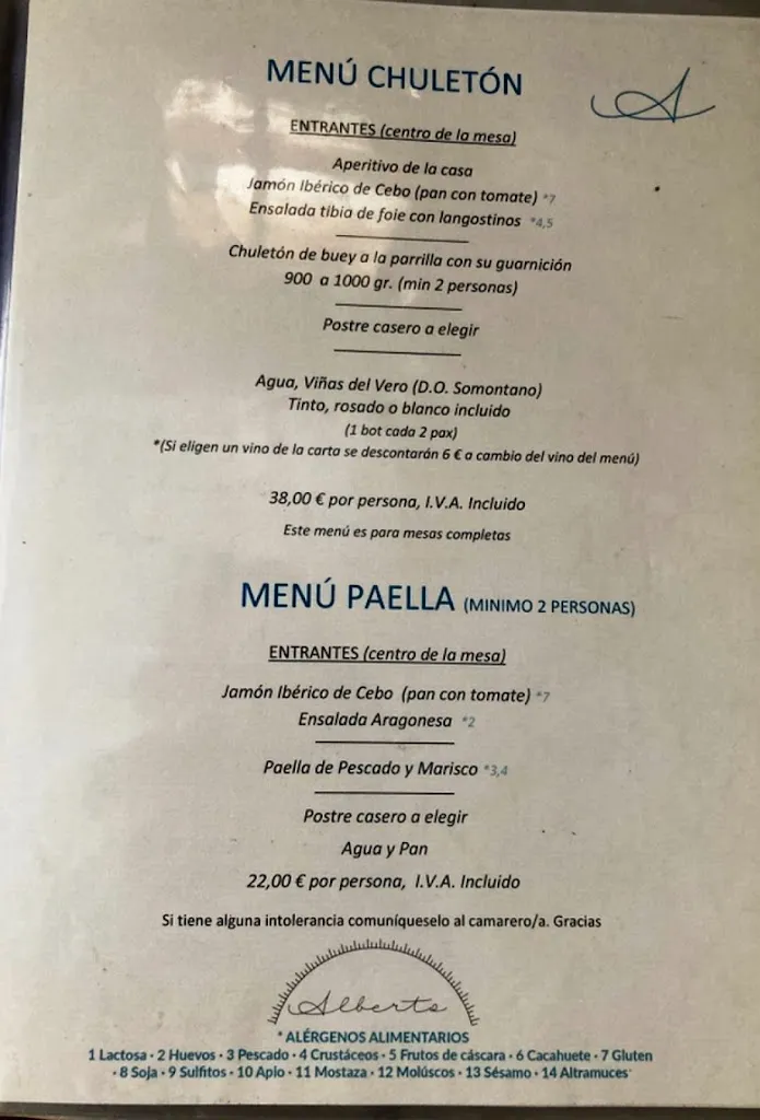 Menu_Restaurante Alberto Aínsa_Aínsa-Sobrarbe_image_2