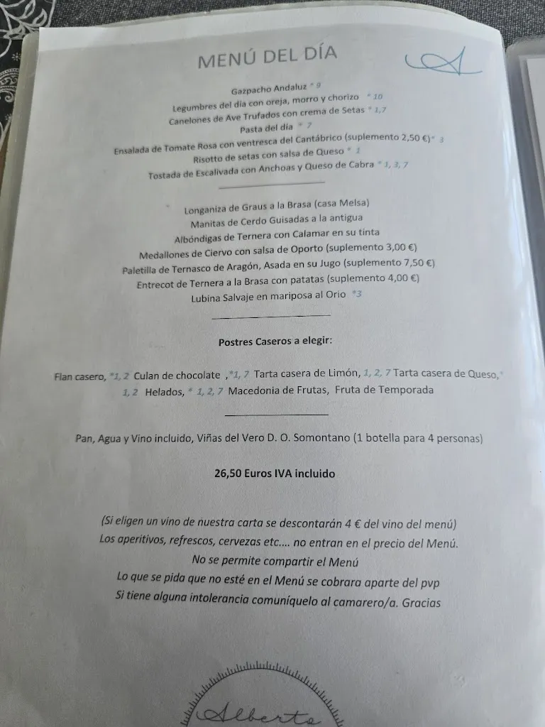 Menu_Restaurante Alberto Aínsa_Aínsa-Sobrarbe_image_3