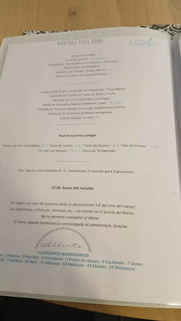 Menu_Restaurante Alberto Aínsa_Aínsa-Sobrarbe_image_4