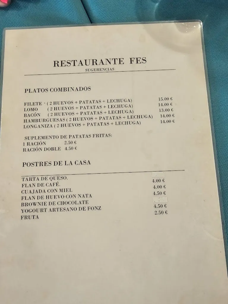 Menu_Bar Restaurante Fes_Aínsa-Sobrarbe_image_1