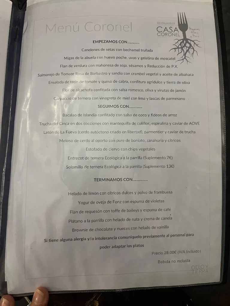 Menu_RESTAURANTE CASA CORONEL_Aínsa-Sobrarbe_image_1