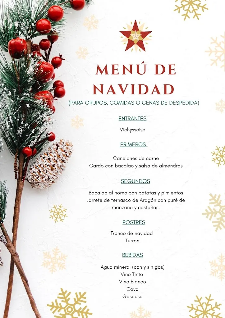 Menu_La Voluntad Bar Restaurante Aragonés Argentino_Alberuela de Tubo_image_1