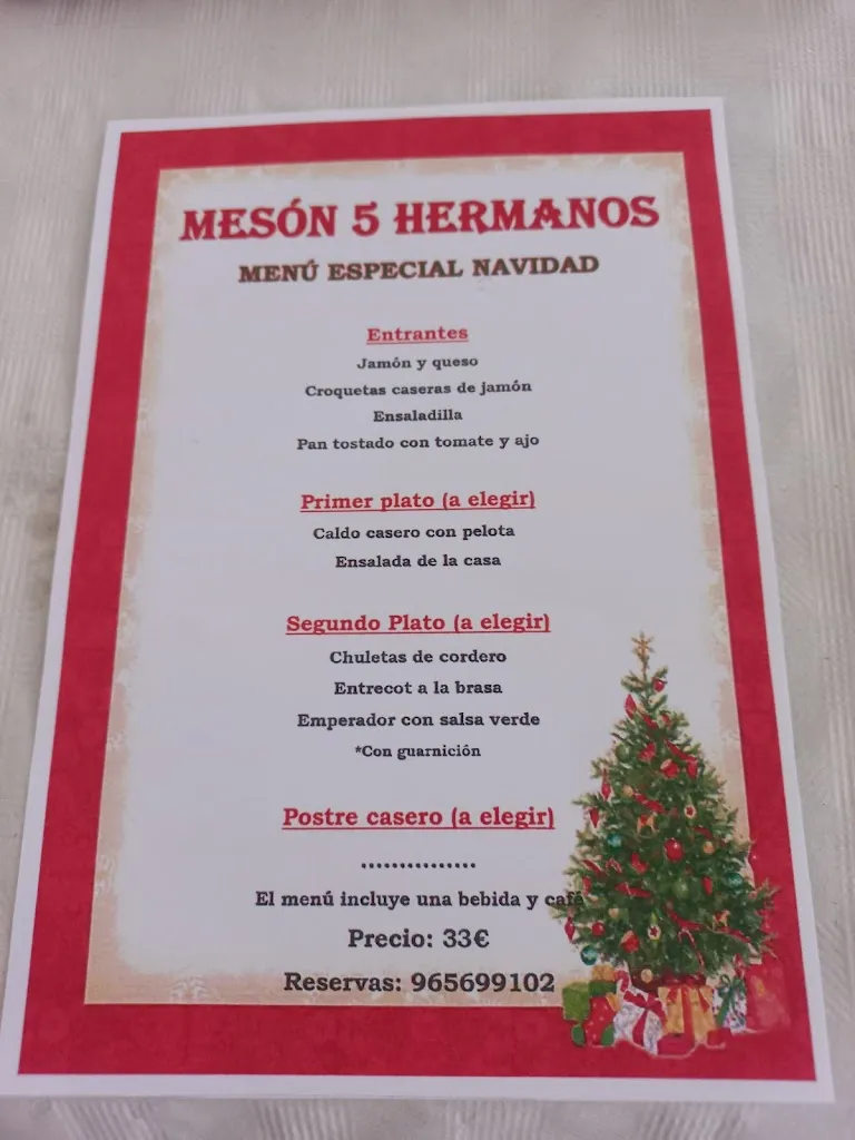 Menu_Restaurante Cinco Hermanos_Busot_image_1
