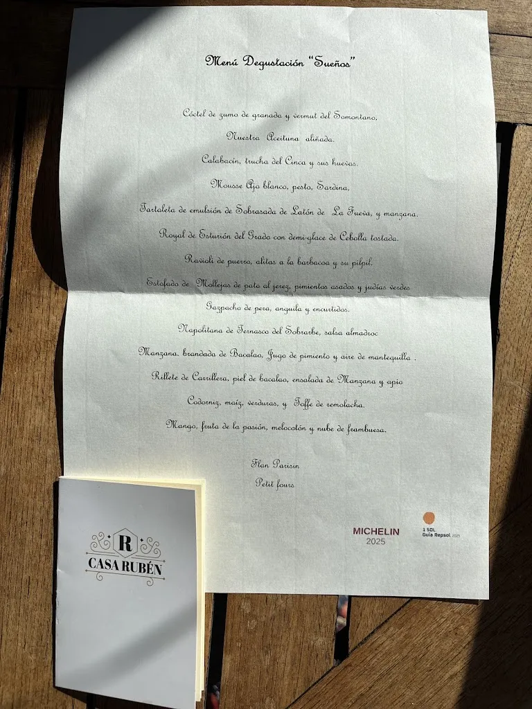 Menu_Restaurante CASA RUBÉN._Aínsa_image_1
