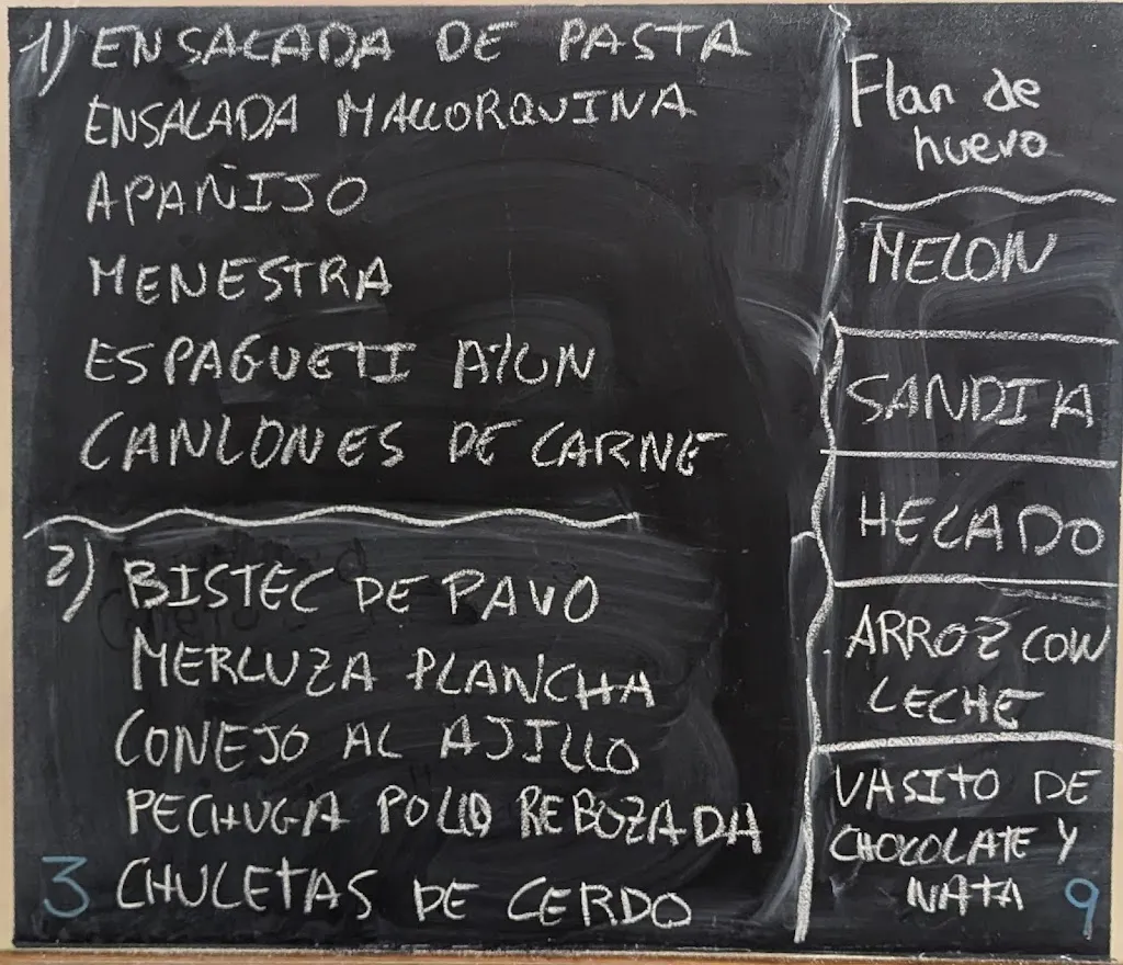 Menu_BAR CAFETERÍA RESTAURANTE Los Rosales._Angüés_immagine_2