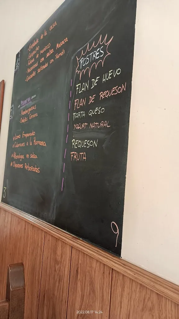 Menu_BAR CAFETERÍA RESTAURANTE Los Rosales._Angüés_immagine_3