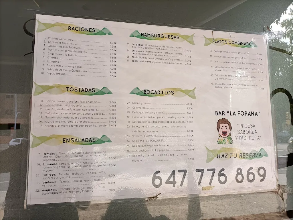 Menu_La Forana_Almozara_image_1