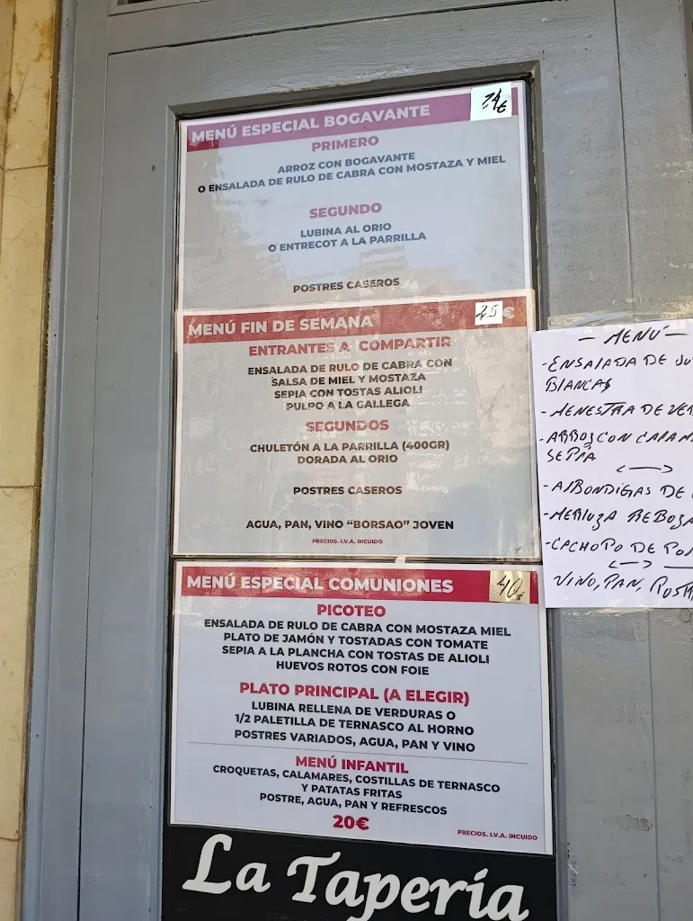 Menu_La Tapería Casa Gómez_Almozara_image_3