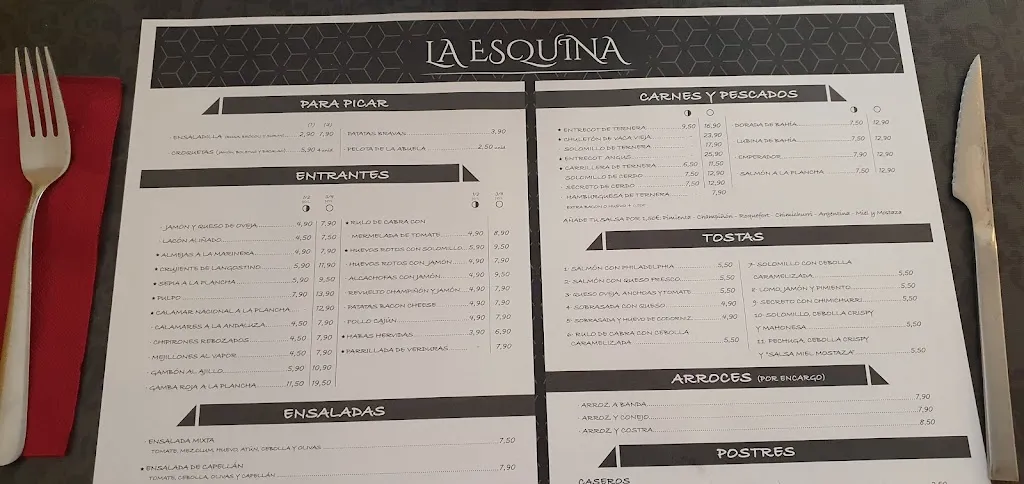 Menu_La Esquina Bar Bigastro_Bigastro_image_3