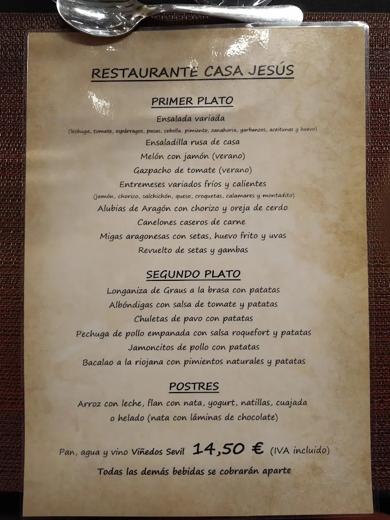 Menu_Restaurante Casa Jesús_Argavieso_image_2