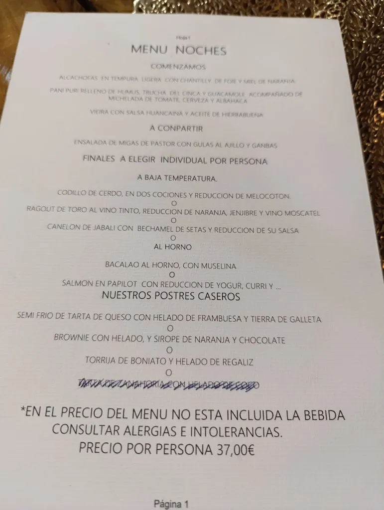 Menu_Restaurante Cueva Reina | Alquézar_Alquézar_image_4