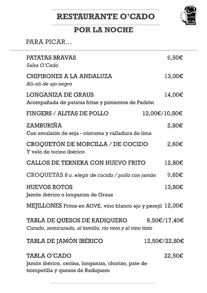 Menu_O'cado | Alquézar_Alquézar_image_2