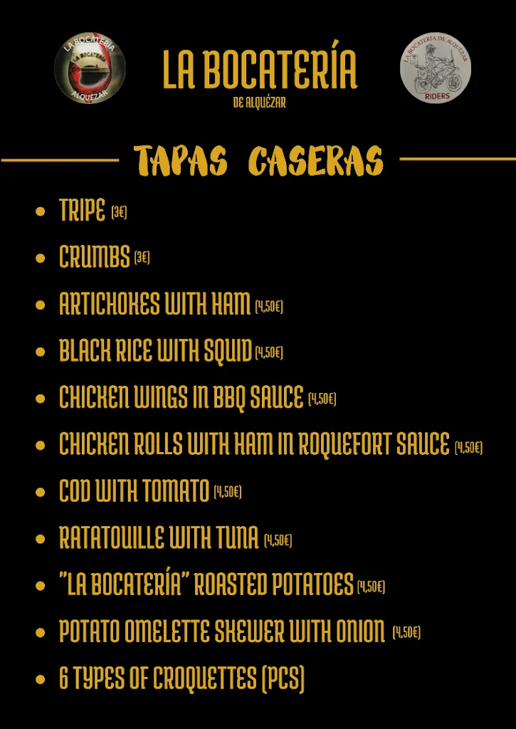 Menu_LA BOCATERÍA DE ALQUÉZAR_Alquézar_image_1