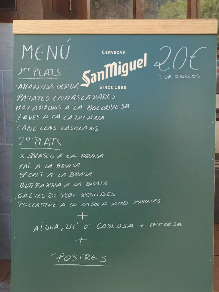 Menu_Bar Restaurant La Baells_Baells_image_1