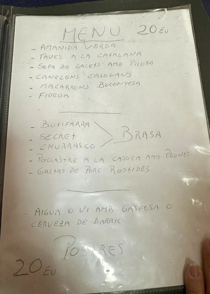 Menu_Bar Restaurant La Baells_Baells_image_2