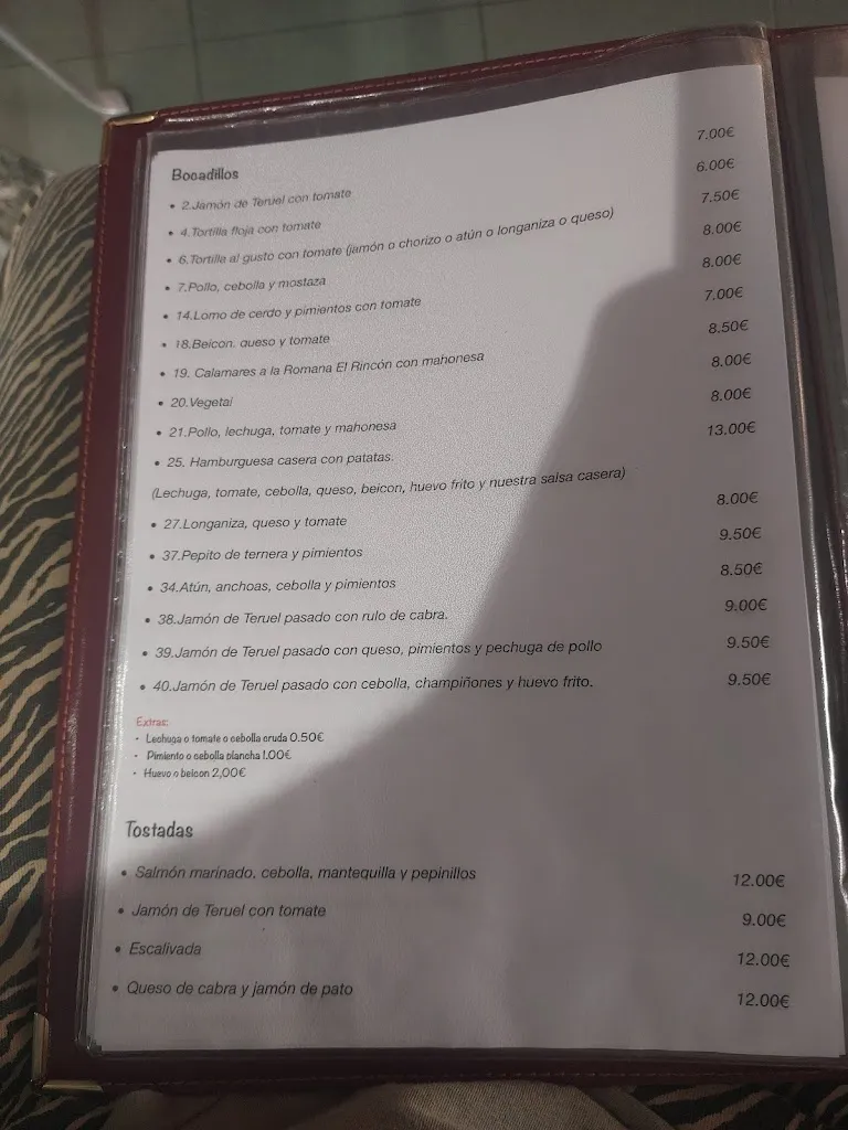 Menu_El Rincón_Ayerbe_immagine_3