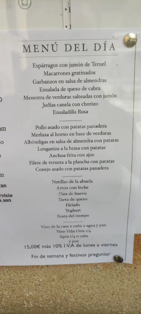 Menu_El Rincón_Ayerbe_immagine_4