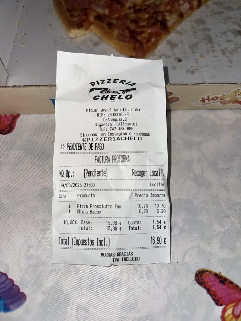 Excavaciones_Pizzeria Chelo_Bigastro_review