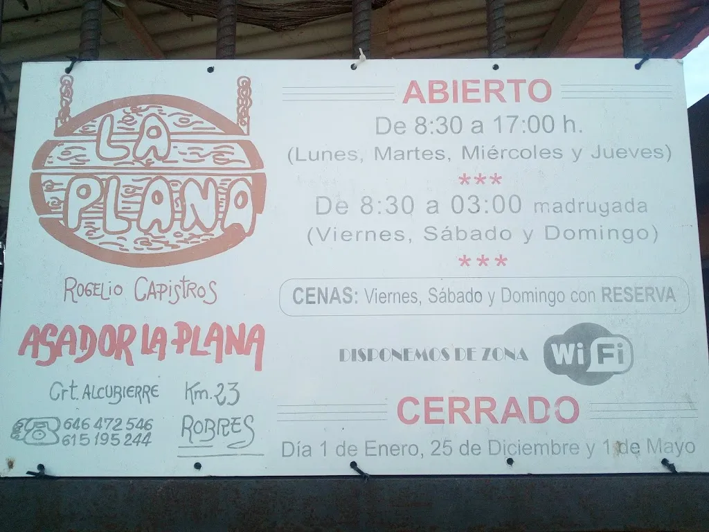 Menu_Asador La Plana_Barbués_immagine_1