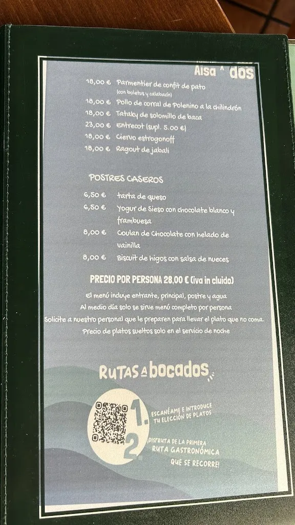 Menu_Restaurante Valle de Aísa_Aragüés del Puerto_immagine_2