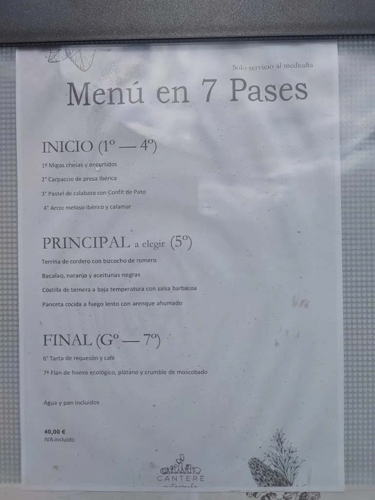 Menu_Restaurante Canteré_Aragüés del Puerto_image_2