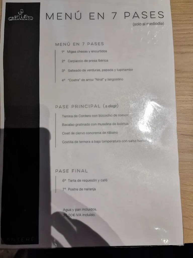 Menu_Restaurante Canteré_Aragüés del Puerto_image_3