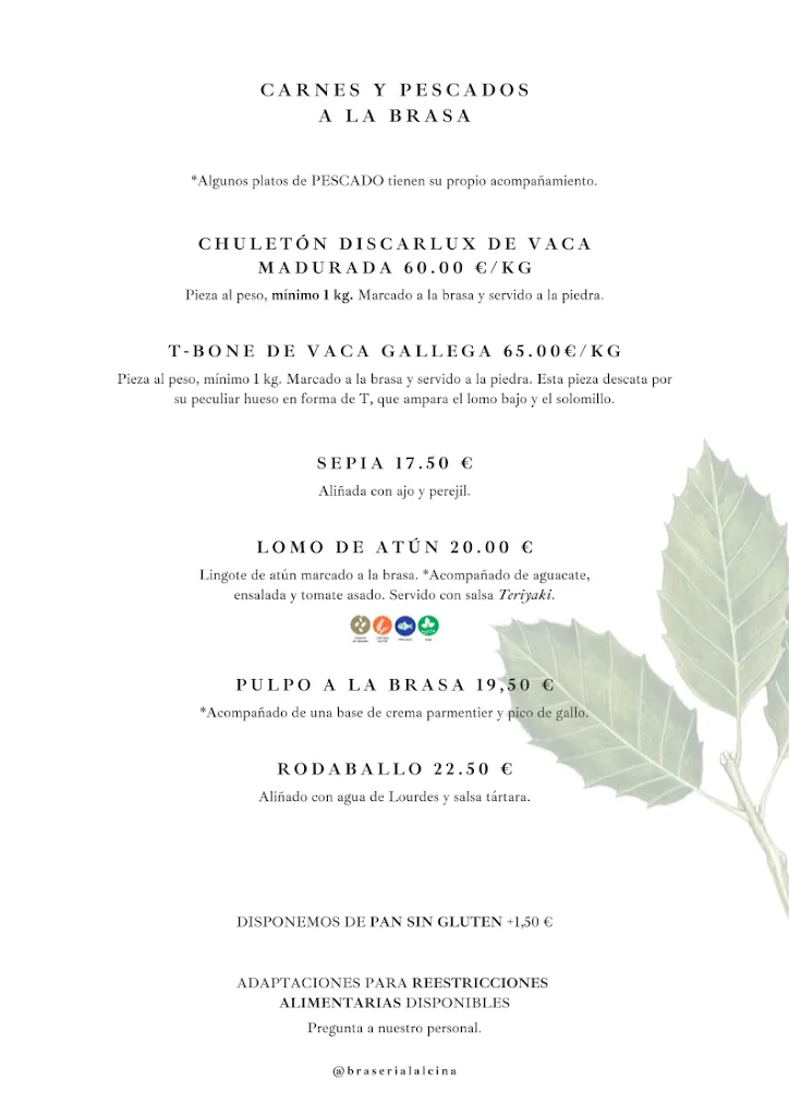 Menu_L'Alcina Restaurante Brasería en Pano_Bárcabo_image_2
