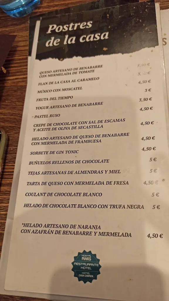 Menu_Restaurante Mars Benabarre_Benabarre_image_3