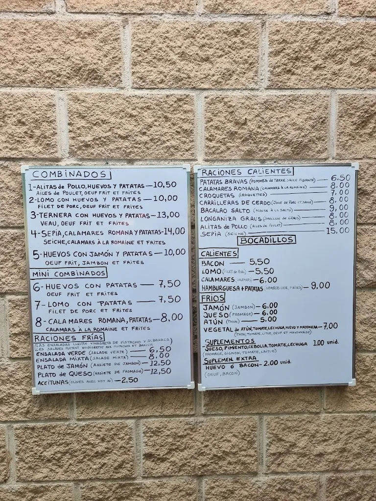 Menü_Restaurante/Albergue El Salto_Bierge_Bild_3