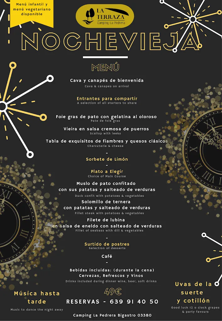 Menu_El Restaurante - Camping La Pedrera_Bigastro_image_3