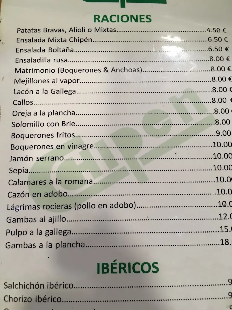 Menu_Chipen Café Pub_Boltaña_image_1