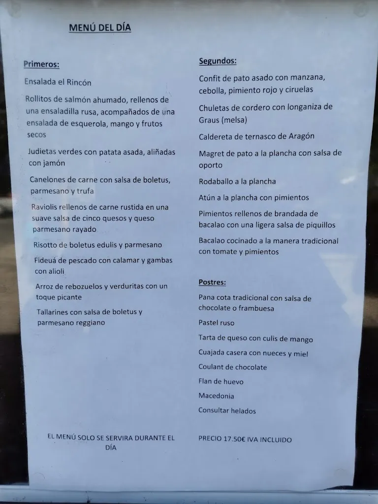 Menu_Restaurante El Rincón_Barbastro_image_4