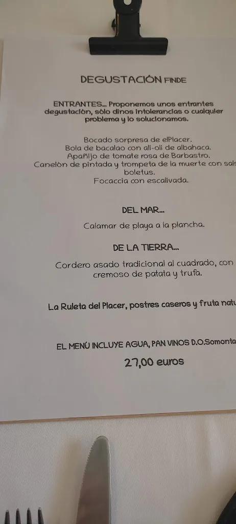 Menu_El Placer_Barbastro_image_4