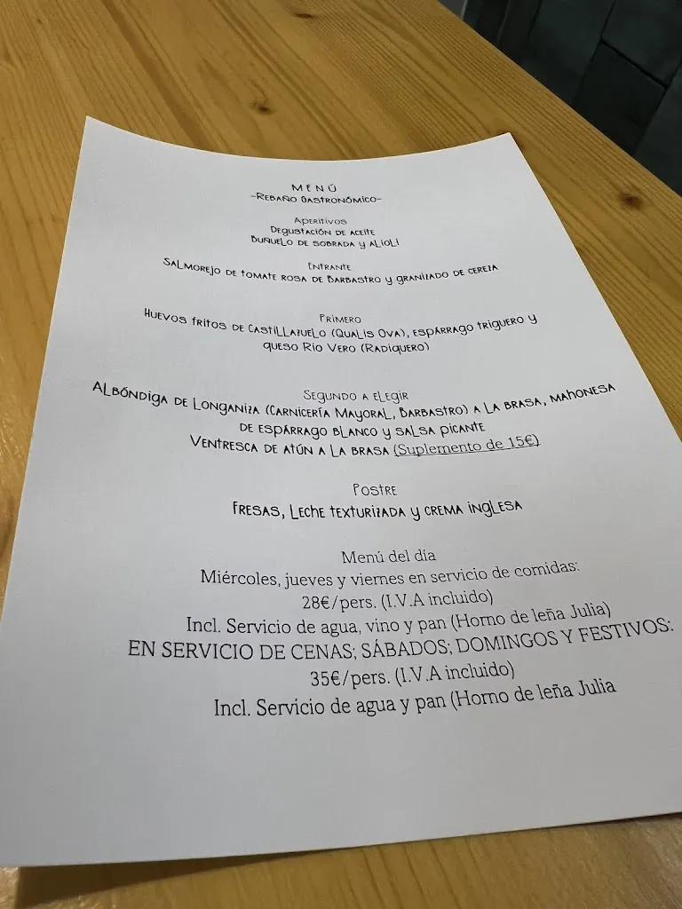 Menu_La Oveja Negra RebañoGastronómico_Barbastro_image_1