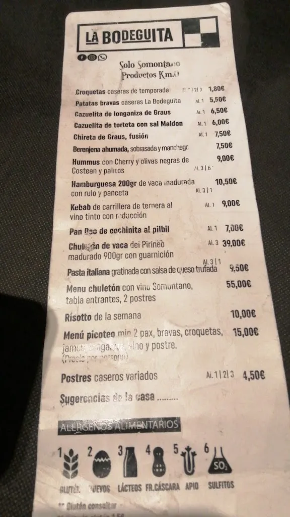 Menu_La Bodeguita_Barbastro_image_3