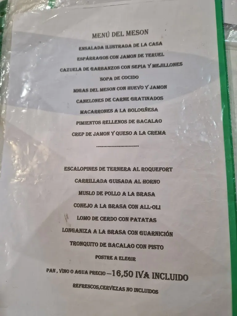 Menu_Restaurante Mesón Muro_Barbastro_image_4