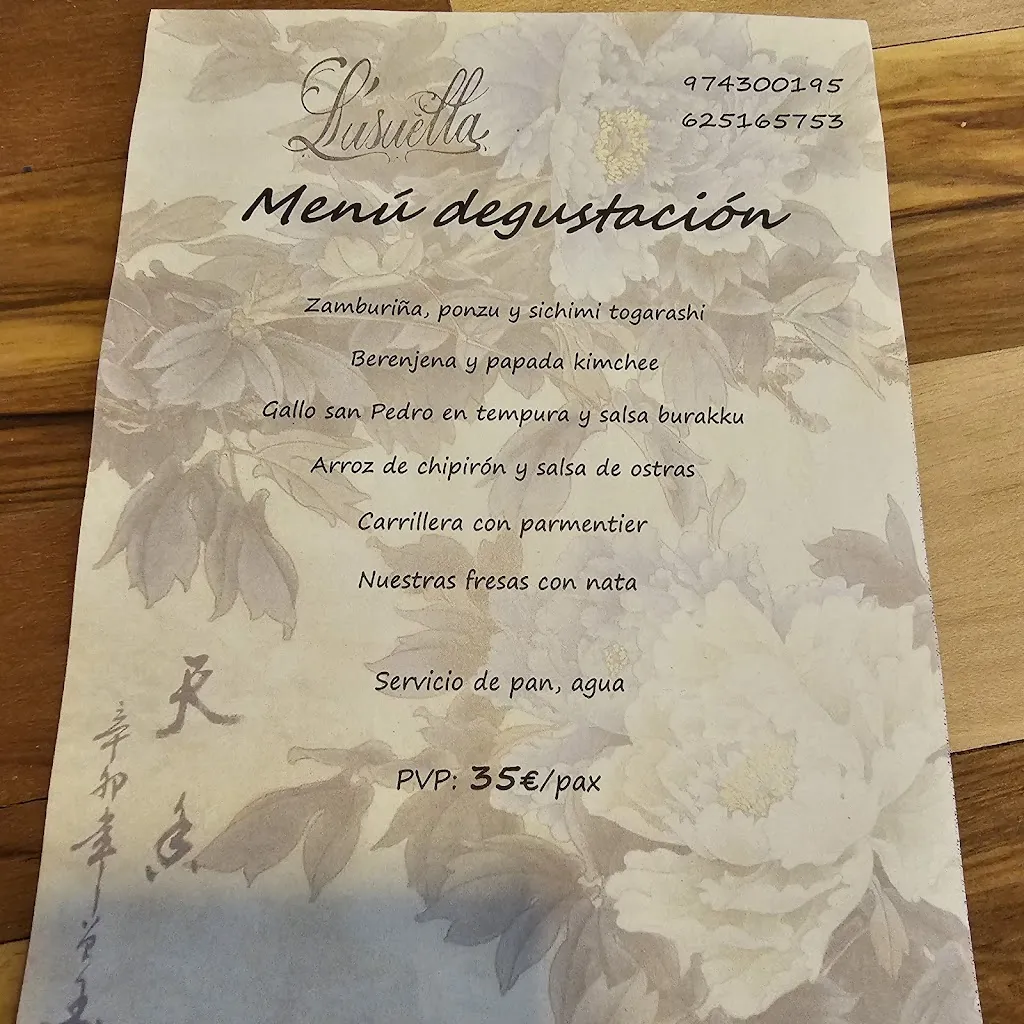 Menü_L'Usuella_Barbastro_Bild_2