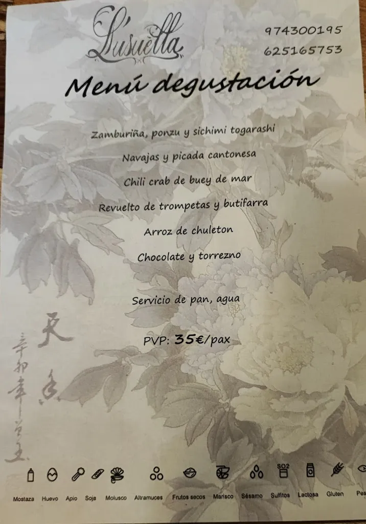 Menü_L'Usuella_Barbastro_Bild_3