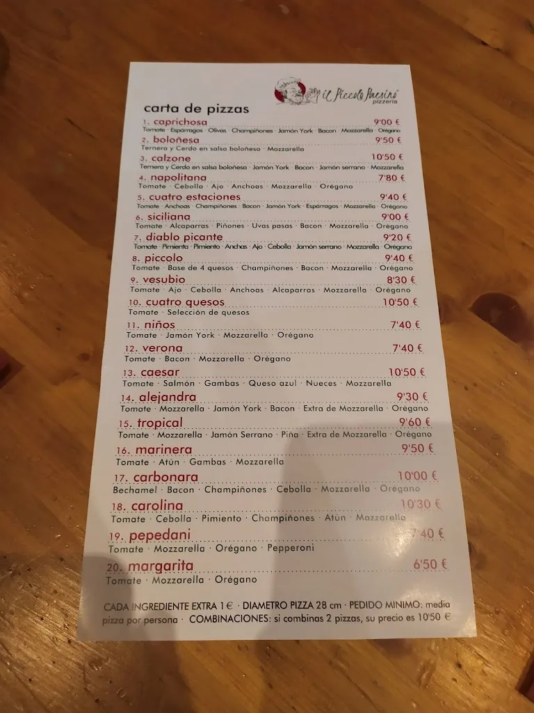 Menu_Il Piccolo Paesino_Barbastro_image_1