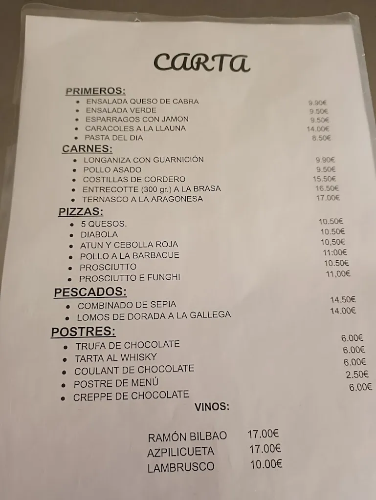Menu_LOS AMICS BAR-RESTAURANTE_Camporrells_image_1