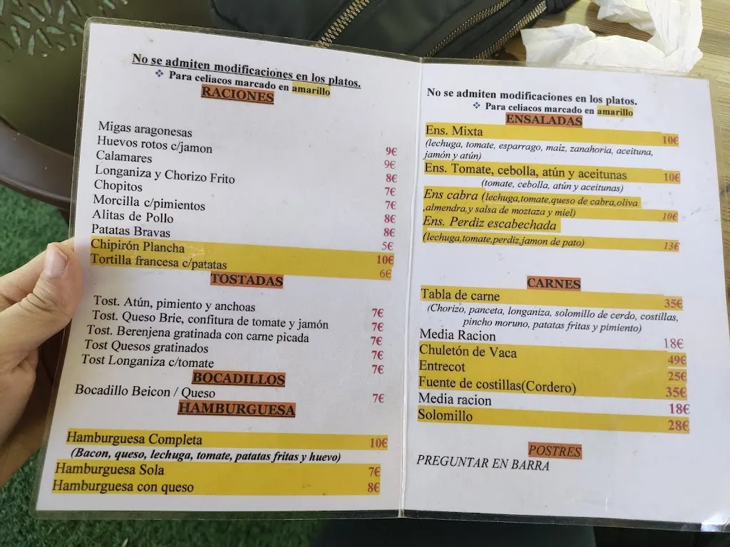 Menu_La Bodega de Pepe_Biescas_image_1