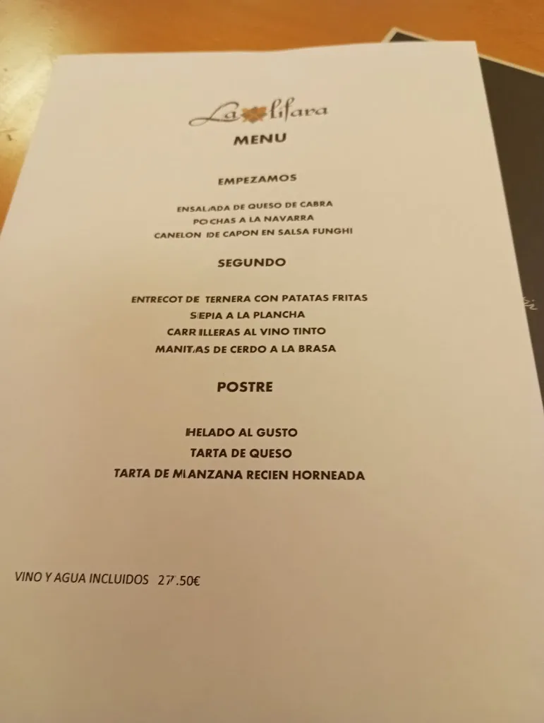 Menu_Restaurante La Lifara_Biescas_immagine_3