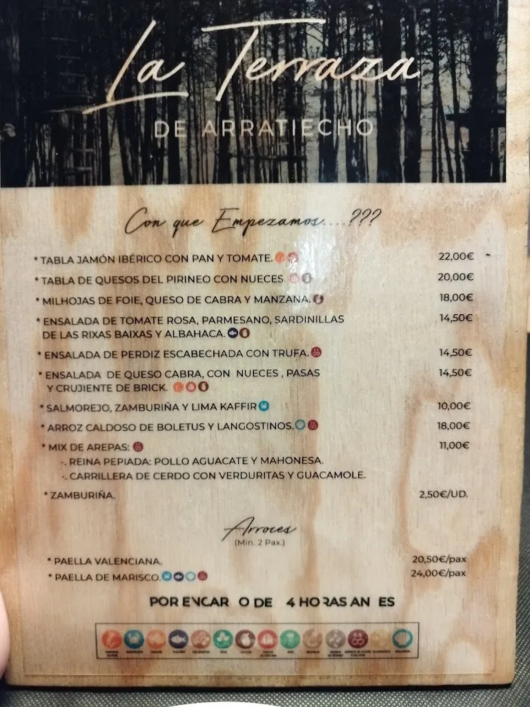 Menu_La Terraza de Arratiecho_Biescas_image_1