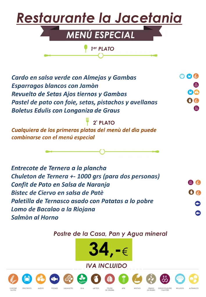 Menu_Restaurante La Jacetania_Castiello de Jaca_image_2