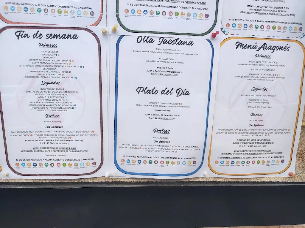Menu_Hotel el Mesón El Rincón del Mesón_Castiello de Jaca_image_1