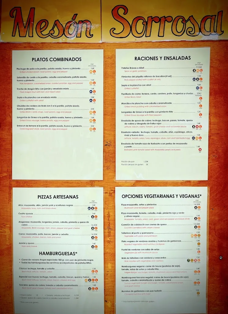 Menu_Restaurante Mesón Sorrosal_Broto_image_1