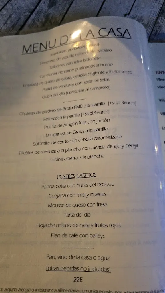 Menu_Restaurante Mesón Sorrosal_Broto_image_4