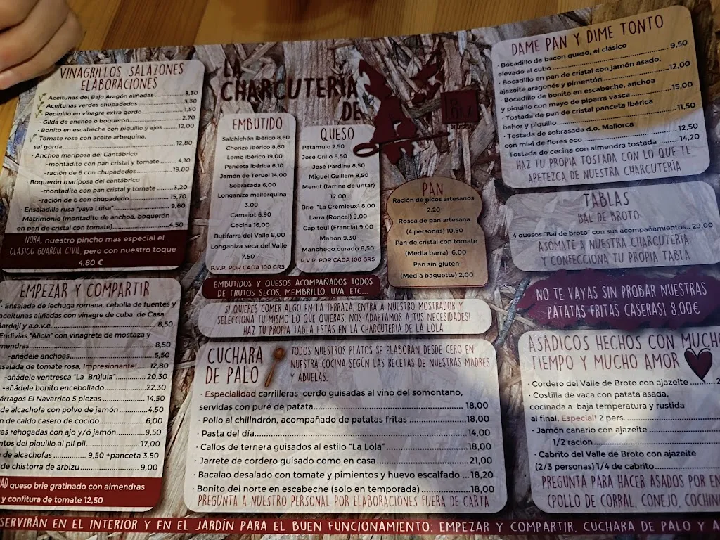 Menu_La Lola de Ordesa_Broto_immagine_2