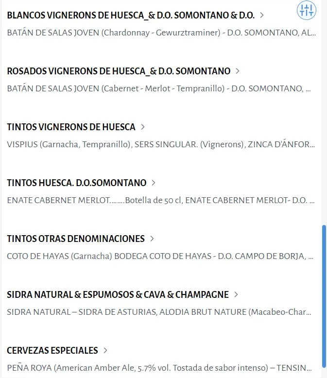 Menu_Restaurante Balcón del Pirineo Aragonés_Broto_immagine_1