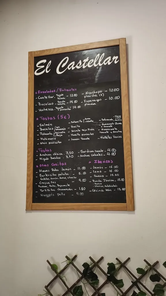 Menu_Enoteca El Castellar_El Castellar_image_1